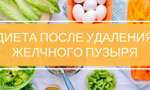 Диета после лапароскопического удаления желчного пузыря